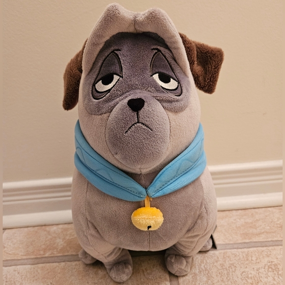 Disney Other - Disney Gray and Blue Dog Plush Toy